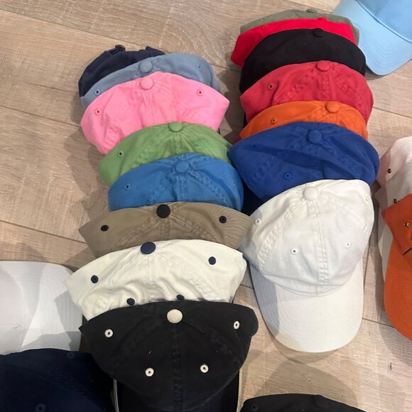 LOT OF 44 NEW BLANK HATS AND VISORS FOR EMBROIDERY VARIETY - Picture 10 of 14